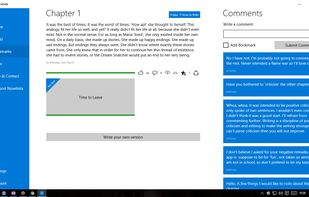The Book is open and here you can read or write