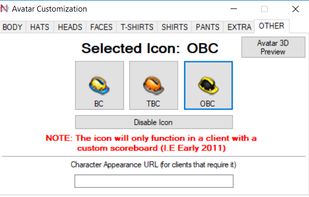 Select which Builders Club Icon