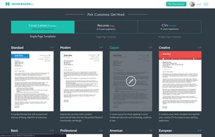 Novorésumé screenshot 2