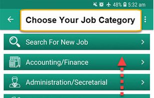 Choose your job category
