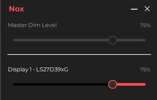 Nox Dimmer screenshot 1