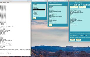 Query definition process.