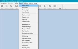 NROS Restaurant POS Billing Software screenshot 2