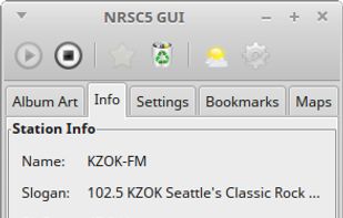 NRSC5-GUI screenshot 1