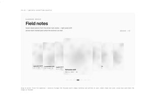 Interactive 3D coverflow gallery component.