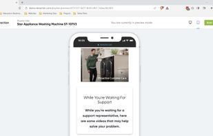 Mobile First Design.  Now you can see what your microsite playlist will look like on a mobile device before you make it available.