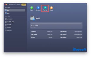 iBoysoft NTFS for Mac screenshot 2