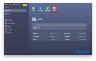 iBoysoft NTFS for Mac screenshot 3