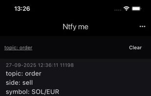 Ntfy me screenshot 1