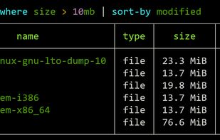 Nu pipelines use structured data so you can safely select, filter, and sort the same way every time.