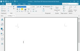 New blank document in PowerDPF Advanced