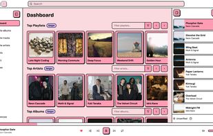 Main dashboard