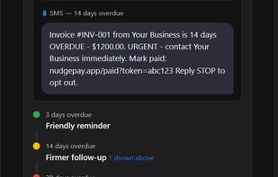 Nudge - Invoice Reminders screenshot 1