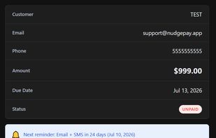 Nudge - Invoice Reminders screenshot 3