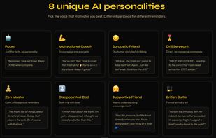 AI personalities for texts