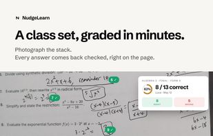 NudgeLearn Grader screenshot 2