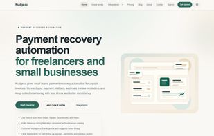 Nudgexa homepage