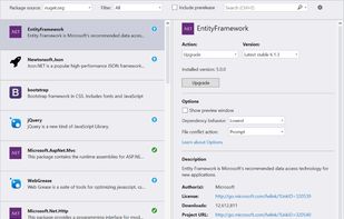 NuGet screenshot 1