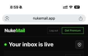 Real-time inbox with emails from Discord, Netflix,and Reddit. All delivered within seconds.