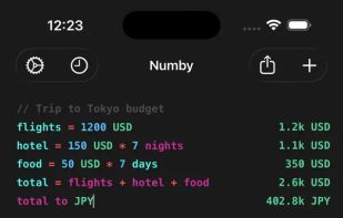 Numby screenshot 1
