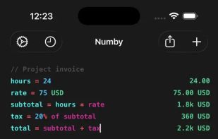 Numby screenshot 2