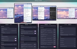 Numeric Clock 17.7: tray menu, presets, menu styles and Preferences