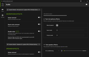 NVIDIA Broadcast screenshot 1