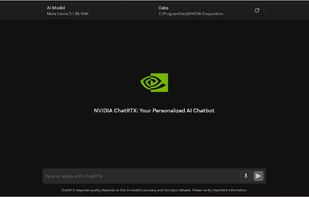 NVIDIA ChatRTX screenshot 1
