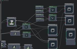 Visual scripting in Isaac Sim