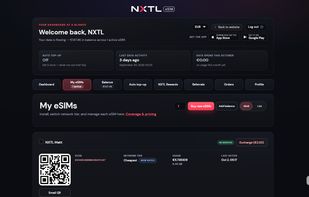 NXTL eSIM screenshot 2