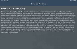 Nyx Vpn screenshot 1