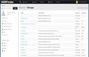 NZBFinder screenshot 1