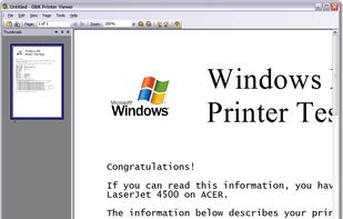 Windows spool preview