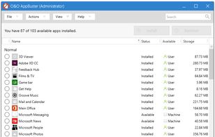 O&O AppBuster screenshot 1