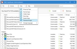 O&O AppBuster screenshot 2