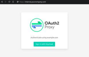 OAuth2 Proxy screenshot 1