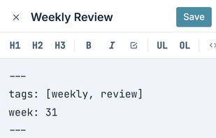 Editing Markdown with a formatting toolbar. Saving writes a commit back to your repository.