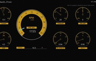 OBD dash screenshot 1