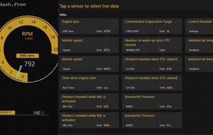OBD dash screenshot 3