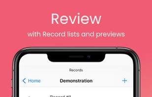Review: with Record lists and previews
