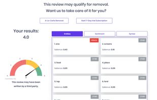 Scoring a bad review using NLP data