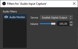 OBS Audio Monitor screenshot 1