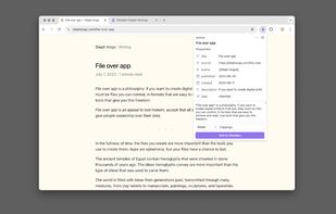 Obsidian Web Clipper screenshot 1