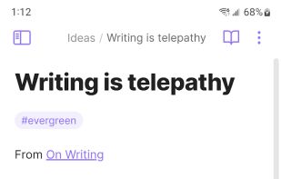 Obsidian screenshot 1