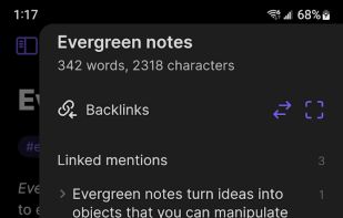 Obsidian screenshot 1