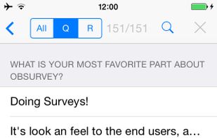 Obsurvey screenshot 1