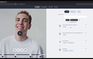 Video form builder page
