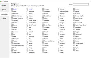 Configure OCR languages