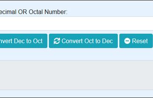 Octal 2 Decimal screenshot 1