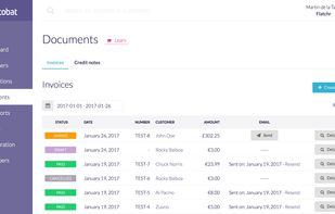 Automate your accounting.
Generate and send compliant invoices & tax receipts.